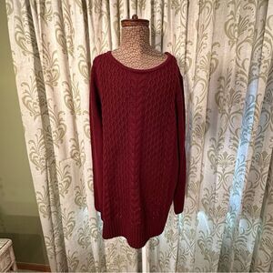 Dress barn Cable Knit Sweater NWT 1X
